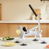 VEVOR Commercial Vegetable Slicer, 1/4 inch Fruit Slicer, Stainless Steel and Aluminum Alloy Vegetable Cutter Slicer Machine, Manual Slicer with Non-s