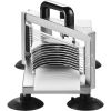 VEVOR Commercial Tomato Slicer, 1/4 inch Tomato Cutter Slicer, Stainless Steel Heavy Duty Tomato Slicer Machine, Manual Tomato Slicer with Non-slip Fe