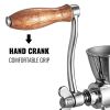 VEVOR Manual Grain Grinder, Stainless Steel Manual Grain Mill,Countertop Clamp Design Manual Coffee Bean Grinder,Wooden Handle Wheat Grinder Hand Cran