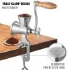 VEVOR Manual Grain Grinder, Stainless Steel Manual Grain Mill,Countertop Clamp Design Manual Coffee Bean Grinder,Wooden Handle Wheat Grinder Hand Cran