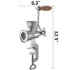 VEVOR Manual Grain Grinder, Stainless Steel Manual Grain Mill,Countertop Clamp Design Manual Coffee Bean Grinder,Wooden Handle Wheat Grinder Hand Cran