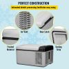 VEVOR 12 Volt Refrigerator 10 Qt, Portable Mini Freezer (-4℉~68℉) W/APP Control Car Compressor Fridge Cooler 12V/24V DC and 110-220V AC For Camping, R