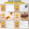 VEVOR Plastic Table Cover 40 x 72 Inch, 1.5 mm Thick Clear Table Protector, Rectangle Clear Desk Mat, Waterproof & Easy Cleaning for Office Dresser Ni