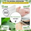 VEVOR Plastic Table Cover 42 x 78 Inch, 1.5 mm Thick Clear Table Protector, Rectangle Clear Desk Mat, Waterproof & Easy Cleaning for Office Dresser Ni
