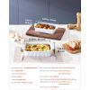 Ceramic Baking Dish 2 Pieces Rectangular Bakeware Set Deep for Baking White