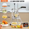 VEVOR Commercial Vegetable Fruit Chopper 1/2″ Blade Heavy Duty Professional Food Dicer Kattex French Fry Cutter Onion Slicer Stainless Steel for Tomat