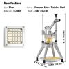 VEVOR Commercial Vegetable Fruit Chopper 1/2″ Blade Heavy Duty Professional Food Dicer Kattex French Fry Cutter Onion Slicer Stainless Steel for Tomat