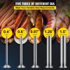 VEVOR Horizontal Sausage Stuffer 5L/11Lbs Manual Sausage Maker With 5 Filling Nozzles Sausage Stuffing Machine For Home & Commercial Use Stainless Ste