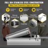 VEVOR Horizontal Sausage Stuffer 7L/15Lbs Manual Sausage Maker With 5 Filling Nozzles Sausage Stuffing Machine For Home & Commercial Use Stainless Ste