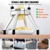 VEVOR Commercial Vegetable Fruit Chopper, Stainless Steel French Fry Cutter with 4 Blades 1/4" 3/8" 1/2", 6-wedge Slicer, Chopper Dicer with Tray, Hea