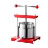 VEVOR Fruit Wine Press Manual Press for Wine Making 0.8 Gal/3L Stainless Steel