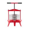 Fruit Wine Press Manual Press for Wine Making 2.38 Gal/9L Stainless Steel