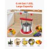 Fruit Wine Press Manual Press for Wine Making 0.44 Gal/1.65L Stainless Steel