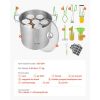 Canning Supplies Starter Kit 9 PCS Stainless Steel Water Bath Canning Set
