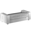 VEVOR Hot Dog Roller, 12 Hot Dog Capacity 5 Rollers, 750W Stainless Steel Cook Warmer Machine with Dual Temp Control, LED Light and Detachable Drip Tr