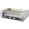VEVOR Hot Dog Roller, 18 Hot Dog Capacity 7 Rollers, 1050W Stainless Steel Cook Warmer Machine with Dual Temp Control, LED Light and Detachable Drip T