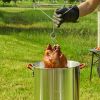 VEVOR Turkey Deep Fryer, 30-qt Turkey Fryer Boiler Steamer Cooker Set, Outdoor Aluminum Seafood Frying Pot, 54,000 BTU Burner Propane Gas Boiler, Incl