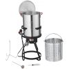 VEVOR Turkey Deep Fryer, 30-qt Turkey Fryer Boiler Steamer Cooker Set, Outdoor Aluminum Seafood Frying Pot, 54,000 BTU Burner Propane Gas Boiler, Incl