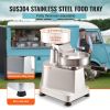 VEVOR Commercial Burger Patty Maker, 130mm/5inch Hamburger Beef Patty Maker, Heavy Duty Food-Grade Stainless Steel Bowl Burger Press Machine, Kitchen