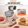 VEVOR Commercial Burger Patty Maker, 130mm/5inch Hamburger Beef Patty Maker, Heavy Duty Food-Grade Stainless Steel Bowl Burger Press Machine, Kitchen