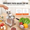VEVOR Commercial Burger Patty Maker, 100mm/4inch Hamburger Beef Patty Maker, Heavy Duty Food-Grade Stainless Steel Bowl Burger Press Machine, Kitchen
