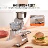 VEVOR Commercial Burger Patty Maker, 100mm/4inch Hamburger Beef Patty Maker, Heavy Duty Food-Grade Stainless Steel Bowl Burger Press Machine, Kitchen