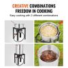 VEVOR Turkey Deep Fryer, 30-qt Turkey & 10-qt Fish Steamer Cooker Set, Outdoor Aluminum Seafood Frying Pot, 54,000 BTU Burner Propane Gas Boiler, Incl