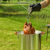 VEVOR Turkey Deep Fryer, 30-qt Turkey & 10-qt Fish Steamer Cooker Set, Outdoor Aluminum Seafood Frying Pot, 54,000 BTU Burner Propane Gas Boiler, Incl