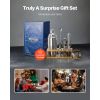 Cocktail Shaker Set 10 Pcs Bartender Kit Stainless Steel Bar Tool Set Silver