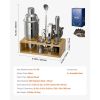 Cocktail Shaker Set 10 Pcs Bartender Kit Stainless Steel Bar Tool Set Silver
