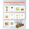 Cocktail Shaker Set 18 Pcs Bartender Kit Stainless Steel Bar Tool Set Silver
