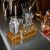Cocktail Shaker Set 18 Pcs Bartender Kit Stainless Steel Bar Tool Set Silver