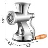VEVOR Meat Grinder Manual 304 Stainless Steel Hand Operated Meat Grinder Multifunctional Crank Sausage Maker Coffee Powder Grinder for Household for B