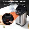VEVOR Hot Water Dispenser, Adjustable 4 Temperatures Water Boiler and Warmer, 304 Stainless Steel Countertop Water Heater, 3-Way Dispense for Tea, Cof
