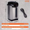 VEVOR Hot Water Dispenser, Adjustable 4 Temperatures Water Boiler and Warmer, 304 Stainless Steel Countertop Water Heater, 3-Way Dispense for Tea, Cof