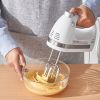 VEVOR Electric Hand Mixer, 5-Speed, 250 Watt Portable Electric Handheld Mixer, with Turbo Boost Beaters Dough Hooks Whisk Storage Case, Baking Supplie