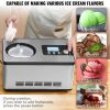 VEVOR Automatic Ice Cream Maker with Built-in Compressor, 2 Quart No Pre-freezing Fruit Yogurt Machine, Stainless Steel Electric Sorbet Maker, 3 Modes