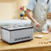 VEVOR Automatic Ice Cream Maker with Built-in Compressor, 2 Quart No Pre-freezing Fruit Yogurt Machine, Stainless Steel Electric Sorbet Maker, 3 Modes