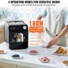 VEVOR Upright Automatic Ice Cream Maker with Built-in Compressor, 2 Quart No Pre-freezing Fruit Yogurt Machine, Stainless Steel Electric Sorbet Maker,