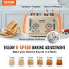 VEVOR Brushed Stainless Steel Toaster, 4 Slice, 1650W 1.5'' Extra Wide Slots Toaster with Removable Crumb Tray 5 Browning Levels, Cancel Defrost and B