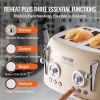 VEVOR Brushed Stainless Steel Toaster, 4 Slice, 1650W 1.5'' Extra Wide Slots Toaster with Removable Crumb Tray 5 Browning Levels, Cancel Defrost and B