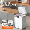 VEVOR Chest Freezer, 3.5 cu.ft / 99 L Compact Deep Freezer, Free Standing Top Open Door Chest Freezers with 2 Removable Baskets & Adjustable Thermosta