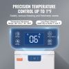 VEVOR Chest Freezer, 3.5 cu.ft / 99 L Compact Deep Freezer, Free Standing Top Open Door Chest Freezers with 2 Removable Baskets & Adjustable Thermosta