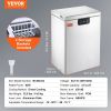 VEVOR Chest Freezer, 3.5 cu.ft / 99 L Compact Deep Freezer, Free Standing Top Open Door Chest Freezers with 2 Removable Baskets & Adjustable Thermosta