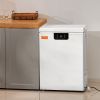 VEVOR Chest Freezer, 3.5 cu.ft / 99 L Compact Deep Freezer, Free Standing Top Open Door Chest Freezers with 2 Removable Baskets & Adjustable Thermosta