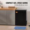 VEVOR Chest Freezer, 2.22 Cu.ft / 63 L Compact Deep Freezer, Free Standing Top Open Door Chest Freezers with 2 Removable Baskets & Adjustable Thermost
