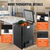 VEVOR Chest Freezer, 2.22 Cu.ft / 63 L Compact Deep Freezer, Free Standing Top Open Door Chest Freezers with 2 Removable Baskets & Adjustable Thermost