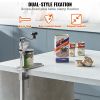 VEVOR Manual Can Opener, Commercial Table Clamp Opener for Large Cans, Heavy Duty Can Opener with Base, Adjustable Height Industrial Jar Opener For Ca