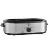 VEVOR Electric Roaster Oven, 18 QT Turkey Roaster Oven with Self-Basting Lid, 1450W Roaster Oven with Defrost & Warm Function, Adjustable Temperature,