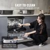 VEVOR Electric Roaster Oven, 22 QT Turkey Roaster Oven with Self-Basting Lid, 1450W Roaster Oven with Defrost & Warm Function, Adjustable Temp, Remova